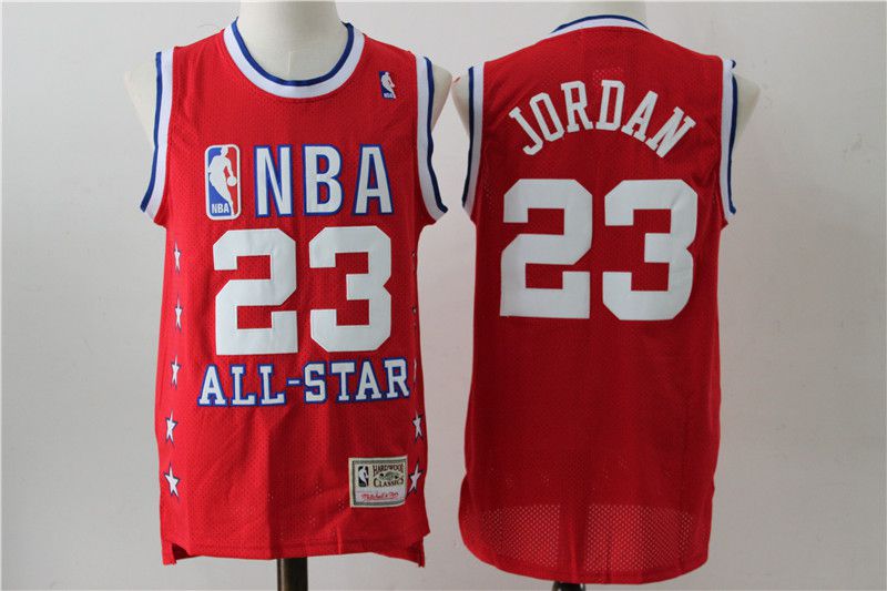 Men Chicago Bulls #23 Jordan Red All star NBA Jerseys